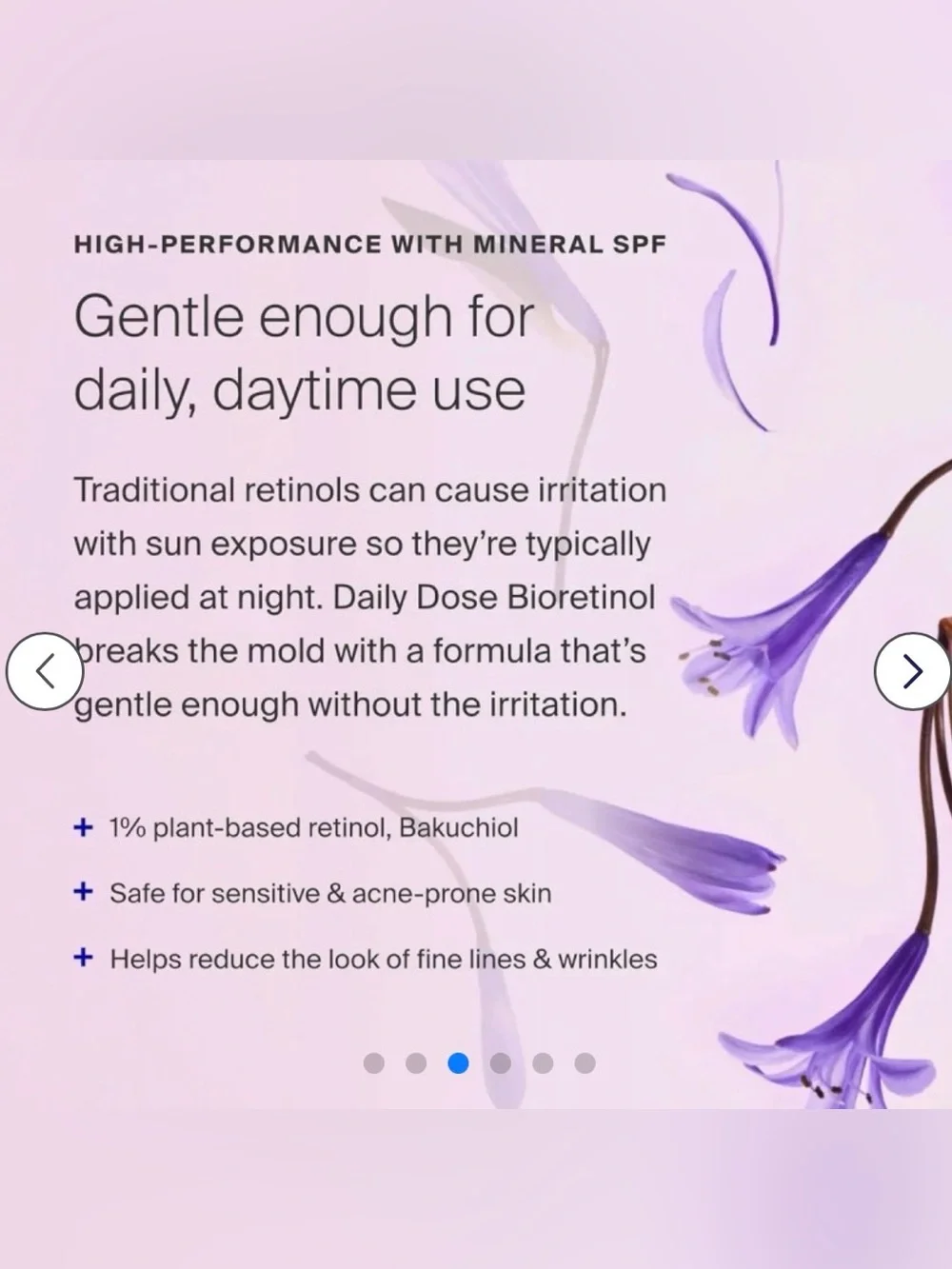NWOT Supergoop! Daily Dose Bioretinol + Mineral SPF 40 Sunscreen